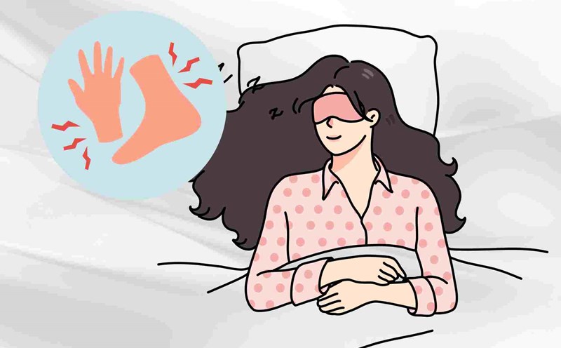 Tips to reduce hand numbness while sleeping, help you sleep well until morning. Graphics: Dinh Dinh