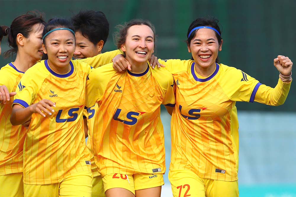 Ho Chi Minh City Women's Club won a ticket to the final of the 2025 Women's National Cup. Photo: VFF