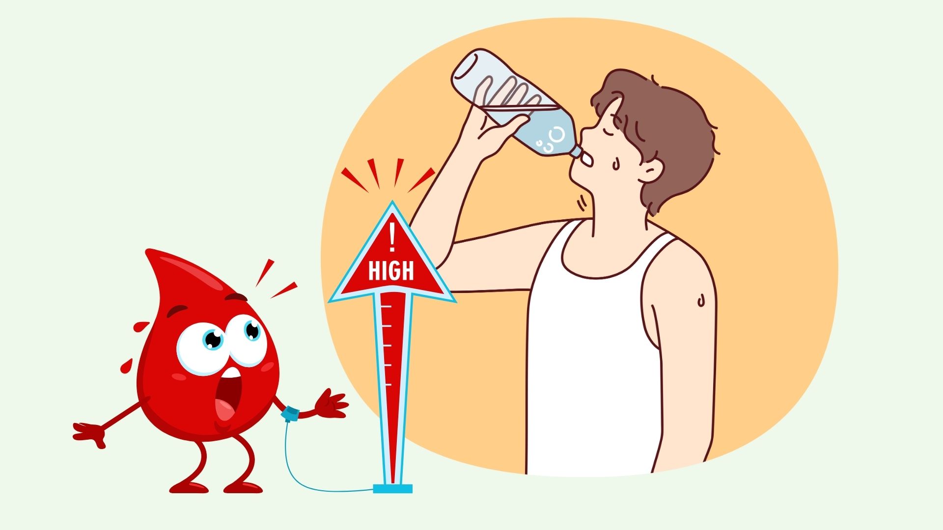 Potential dangers from high blood sugar levels. Graphics: Linh Dan