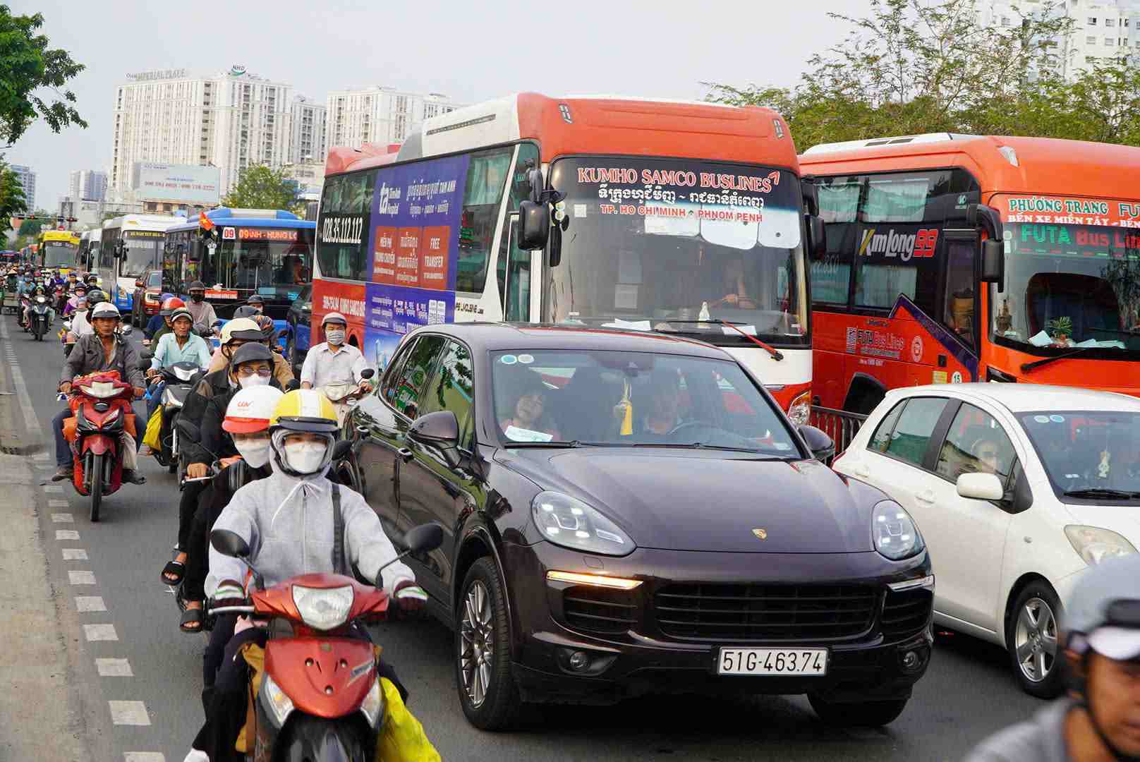 Hot weather in the South. Photo: Nguyen Chan