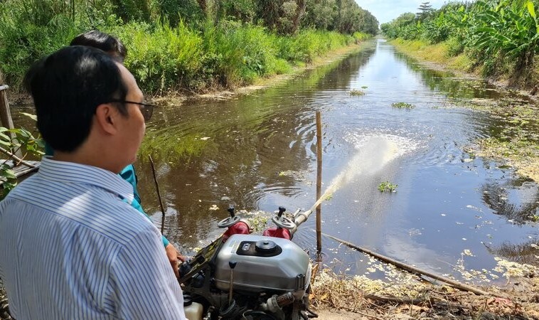Thuong xuyen kiem tra phuong tien phong chong chay rung. Anh: Nhat Ho