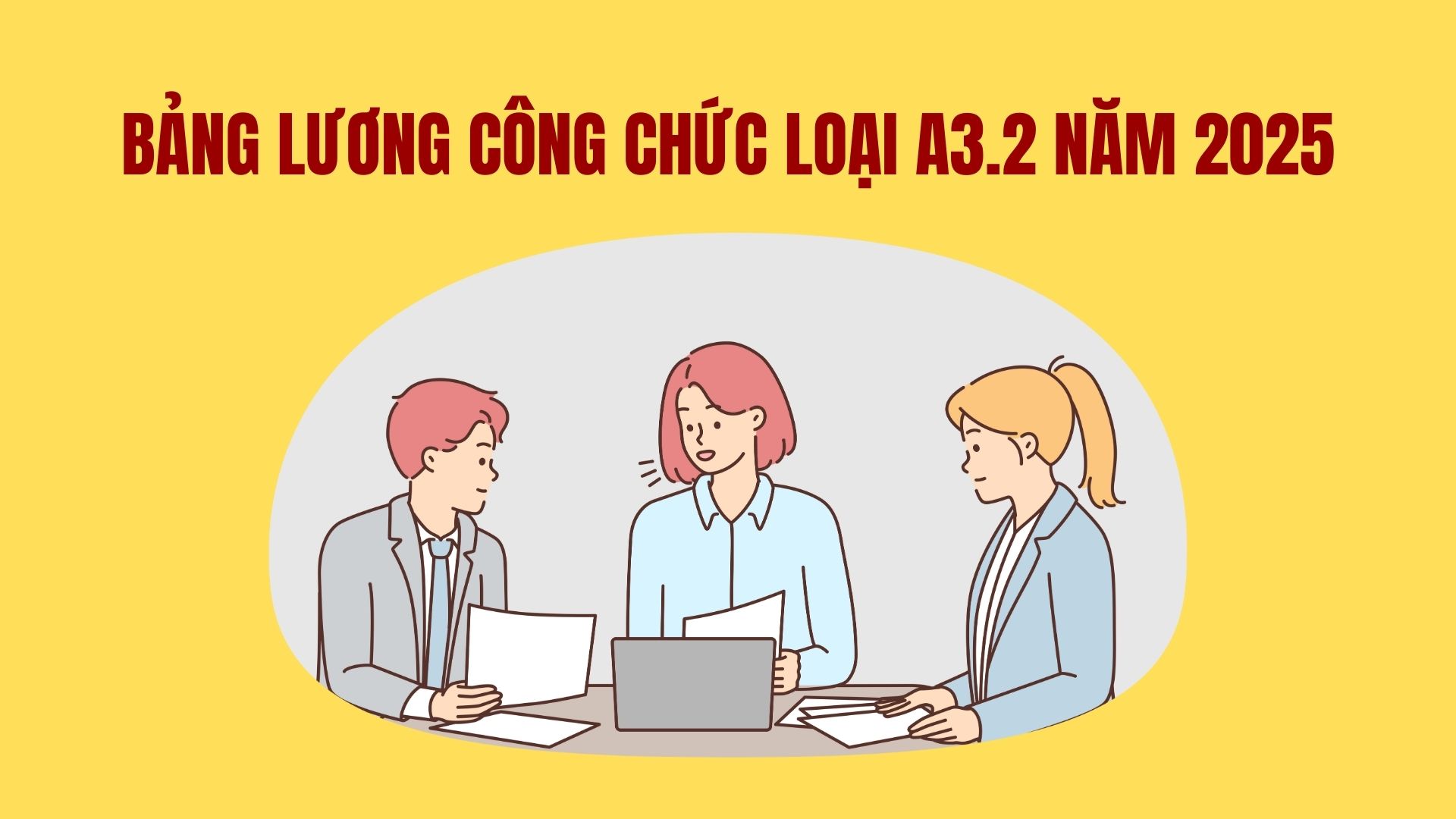 Update salary table for type A3.2 civil servants in 2025