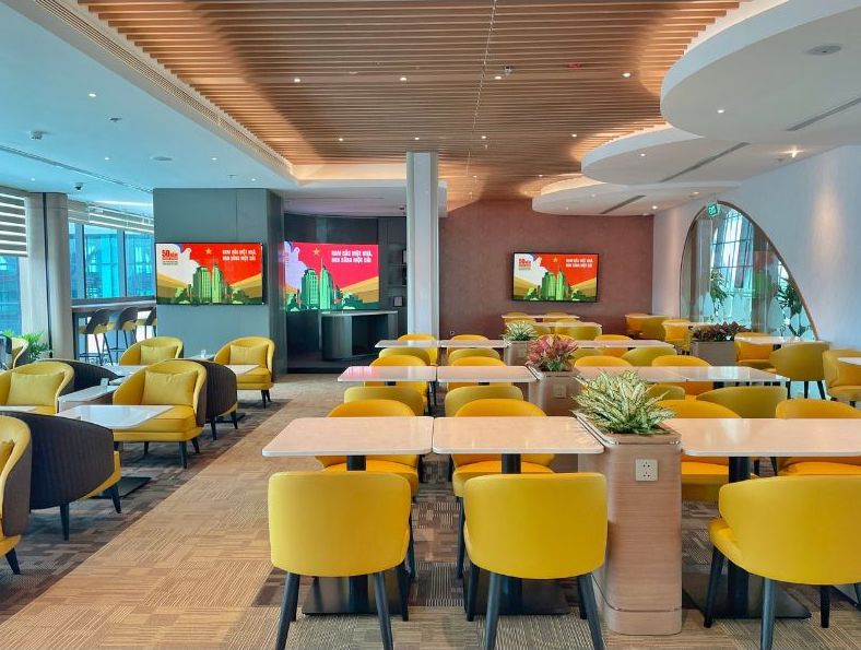 Opening of Vietcombank Priority Lounge at Terminal T3 of Tan Son Nhat International Airport. Photo: Vietcombank