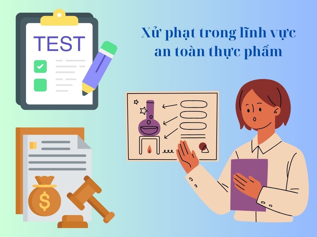 El Departamento de Salud sanciono a dos compañias por un total de 150 millones de VND, obligandoles a retirar cientos de resultados de pruebas. Diseño por Hong Jiang