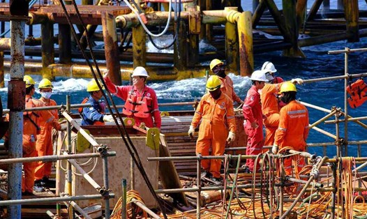 Đoàn viên, người lao động Dầu khí luôn nhiệt tình hưởng ứng các phong trào thi đua do Công đoàn phát động. Ảnh: CĐDK