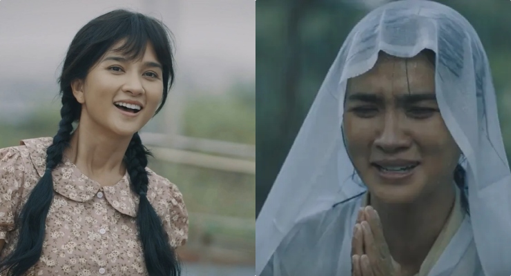 NSƯT Kim Tuyến trong phim "Mẹ biển". Ảnh: Bee cung cấp.