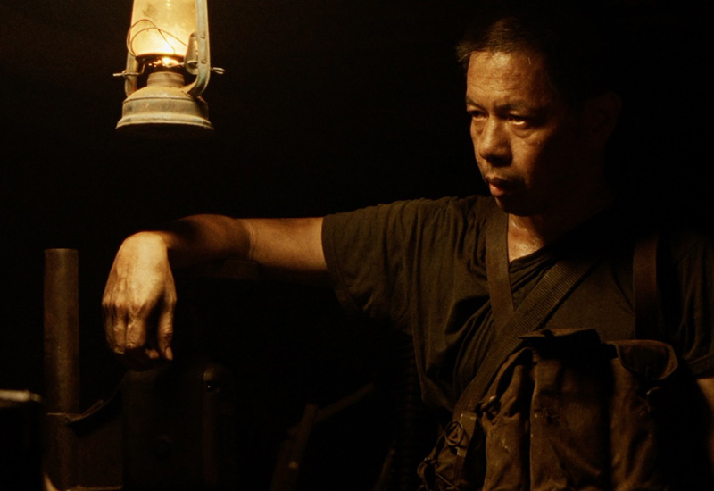 Actress Thai Hoa in the movie Geography: Sun in the dark. Photo: Provided by the manufacturer