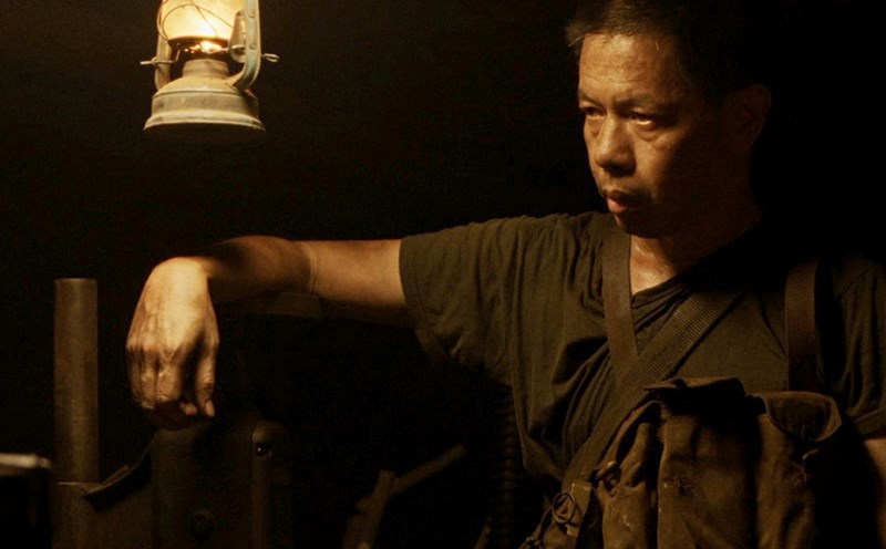 Actress Thai Hoa in the movie Geography: Sun in the dark. Photo: Provided by the manufacturer