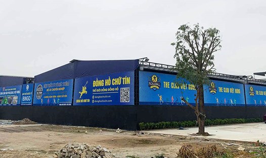 Sân pickleball hoành tráng trên đất dự án tại phường Quán Bàu, TP Vinh, Nghệ An. Ảnh: Bá Thuần