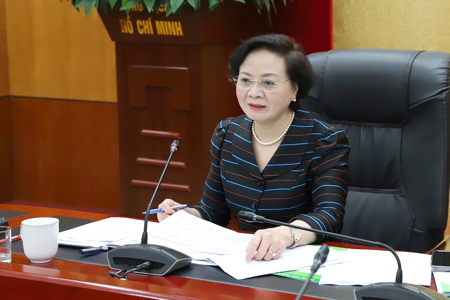 According to Minister Pham Thi Thanh Tra, the Ministry of Home Affairs will complete the legal documents related to the operation of local government at both levels from July 1. Photo: Ministry of Home Affairs