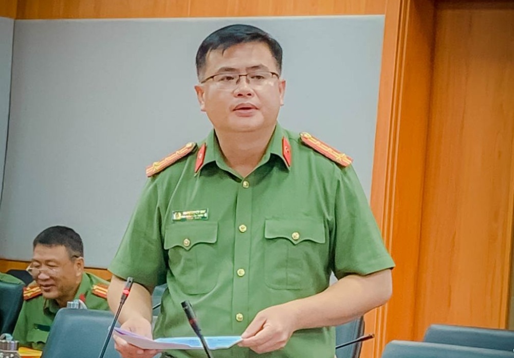 Colonel Nguyen Duc Huy was appointed as General Secretary. Photo: dhkthc.bocongan.gov.vn