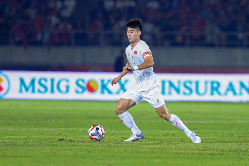 Captain Do Duy Manh's central defender at the 2024 ASEAN Cup. Photo: Minh Dan
