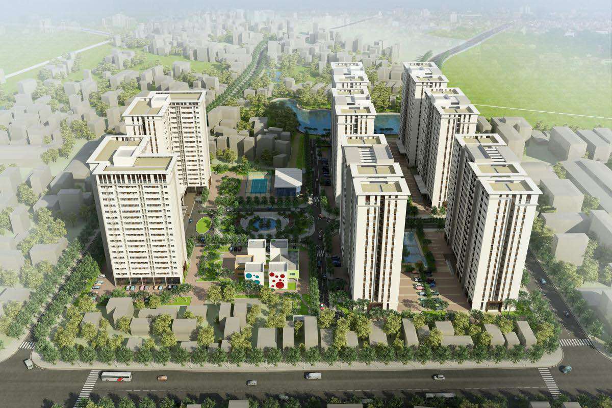 Phu Lam social housing area (Phu Lam ward, Ha Dong district). Photo: Investor