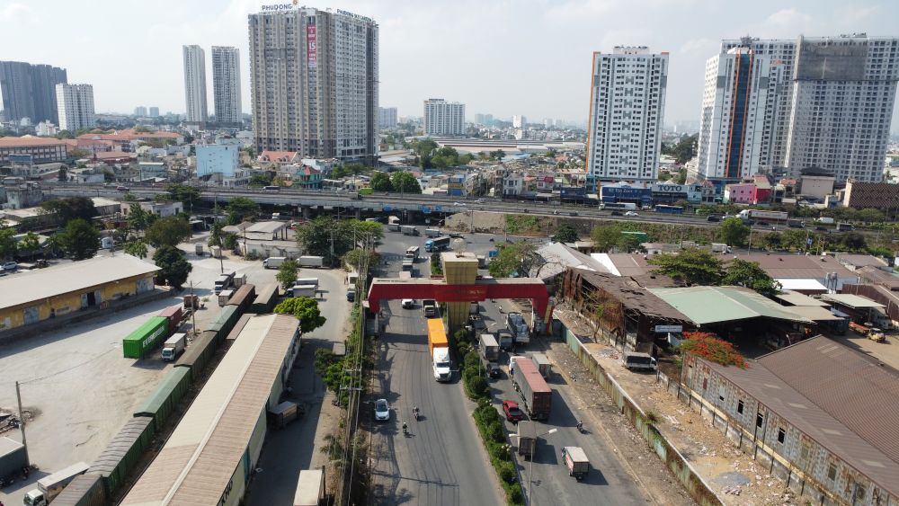 Binh Duong province approved land prices to implement another high-rise apartment project in An Binh ward, Di An city. Photo: Dinh Trong