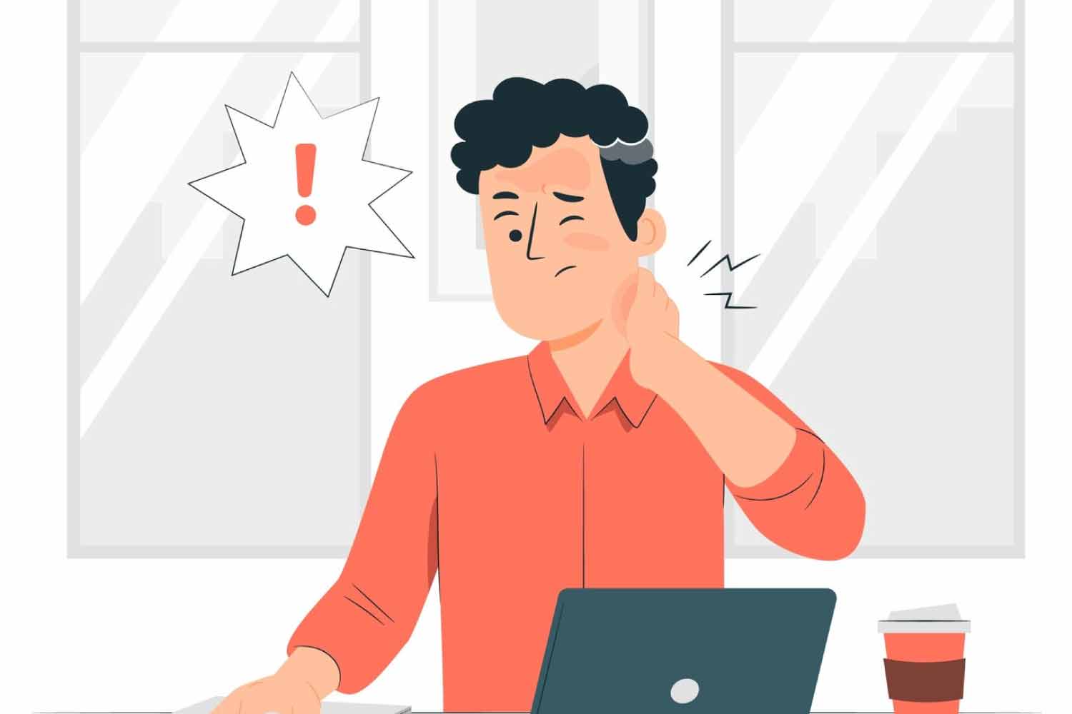 Loss of mobility in the neck can be a warning sign of spinal cord injury, requiring timely treatment to prevent serious complications. Graphics: Thien Nhan