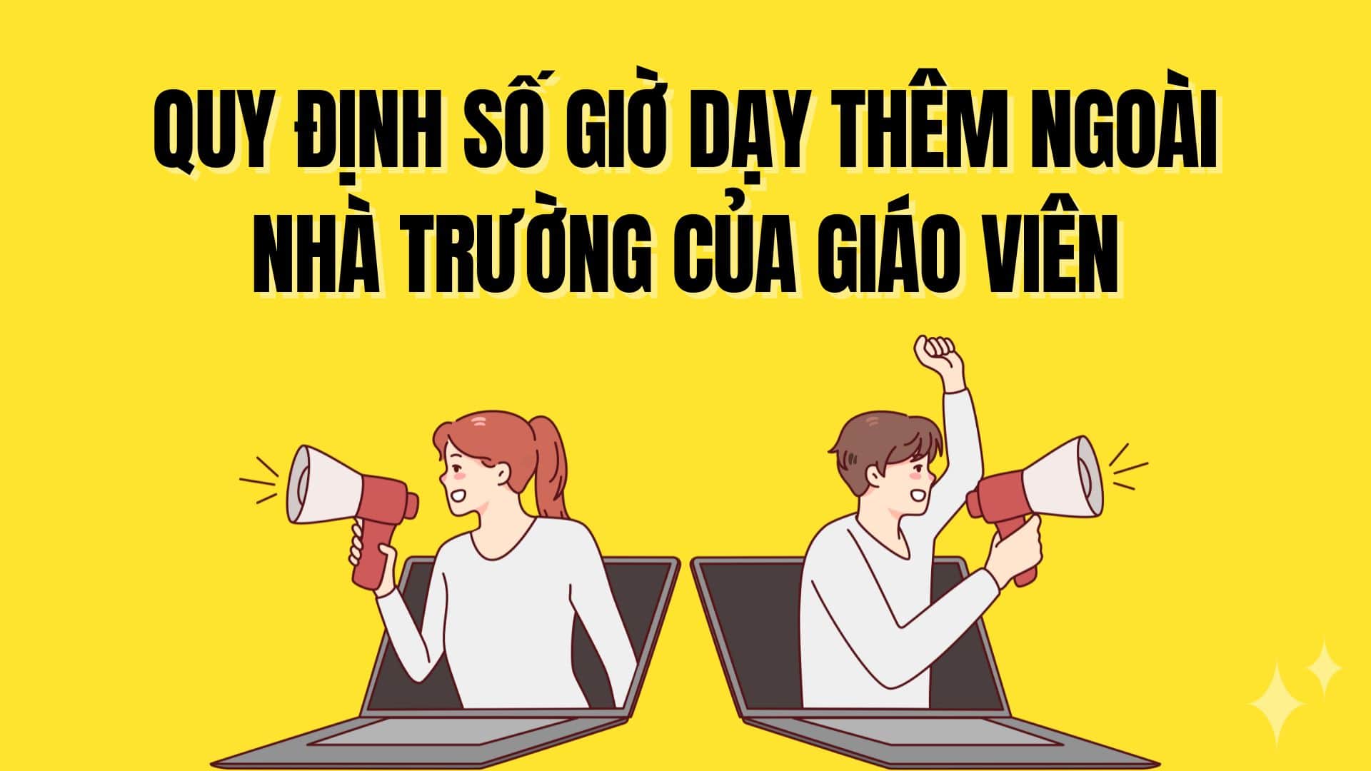 Regulations on the number of extra teaching hours outside of school for teachers. Graphics: Tra My