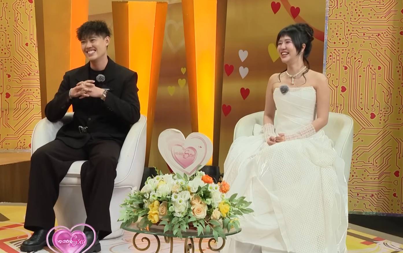 The couple at the program "Son of a Husband and a Wife". Photo: MCV Producer.