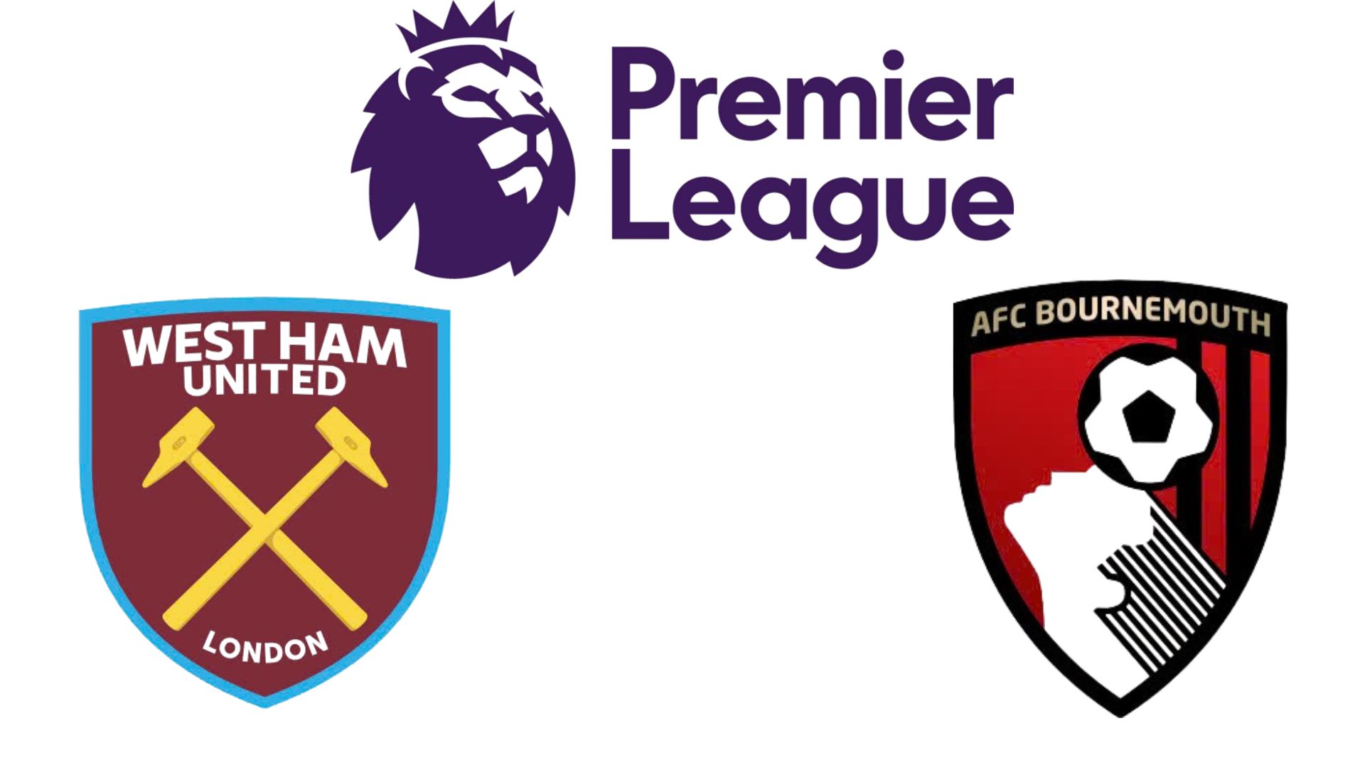 West Ham face Bournemouth in the Premier League. Graphics: Van An