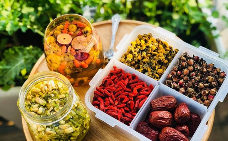 Herbal teas help sleep well. Photo: Nguyen Ha