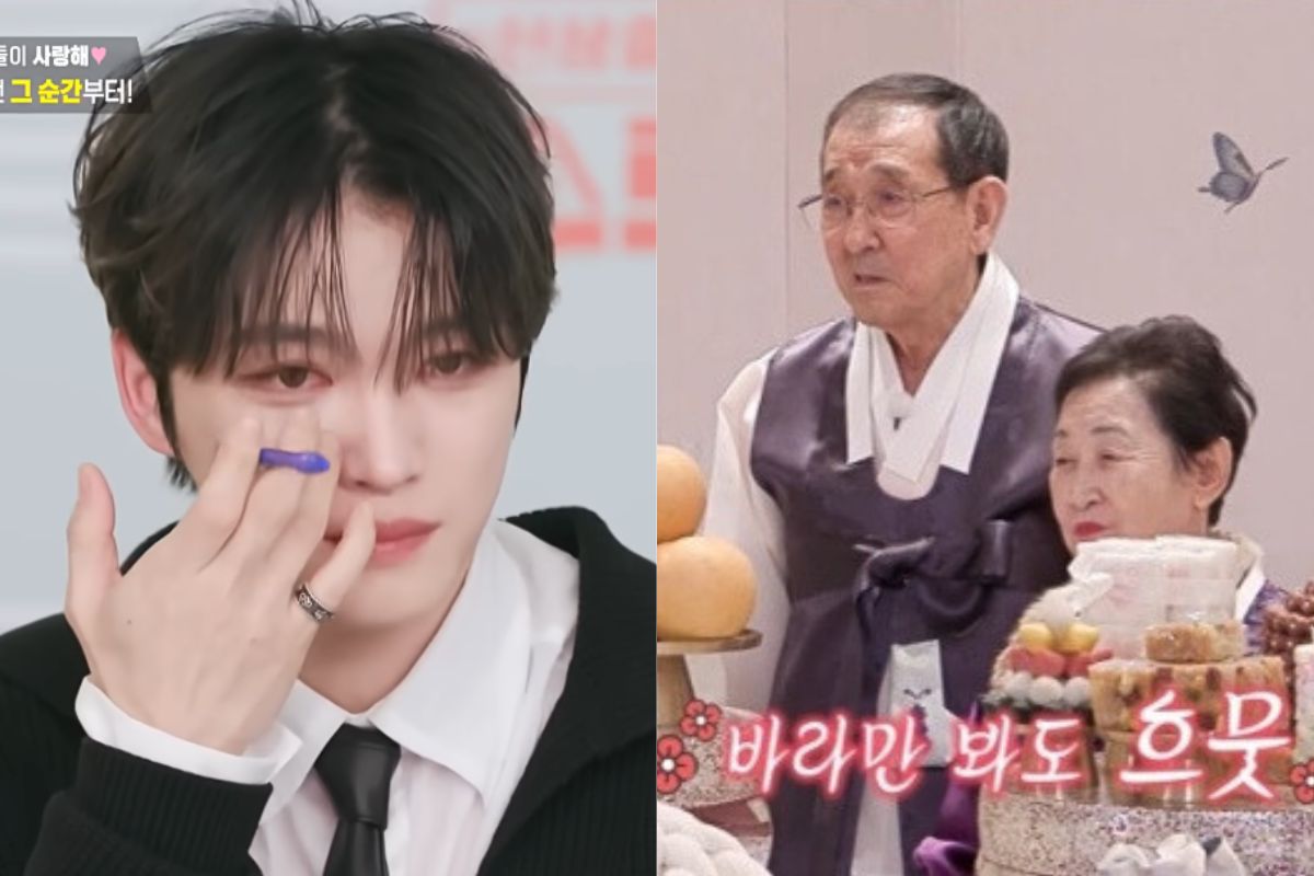 Kim Jae Joong was moved by the affection of family members. Photo: screenshot