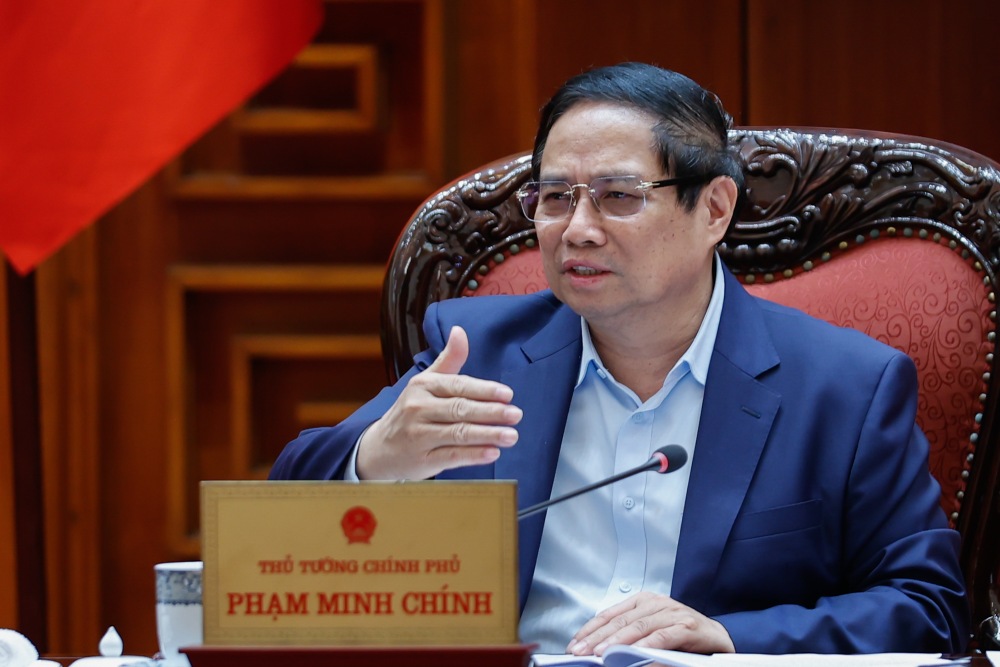 Politburo member and Prime Minister Pham Minh Chinh said that it has basically solved the problems of the US, especially tax reduction. Photo: VGP