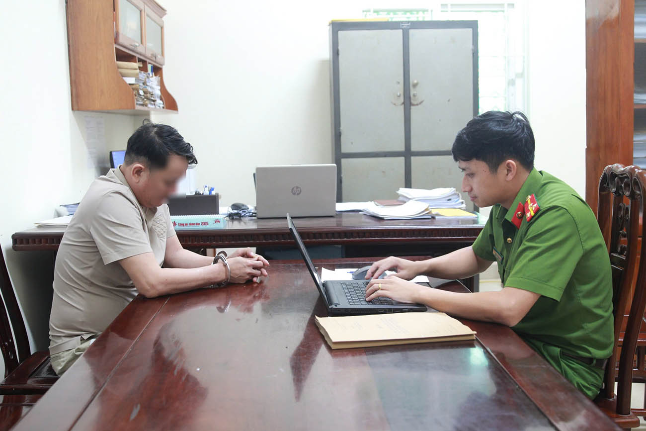 Trần Xuân Thủy lái xe gây tai nạn trong tình trạng nồng độ cồn rất cao. Ảnh: Công an Nghệ An
