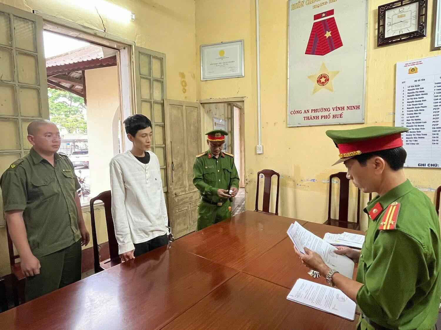 The property thief was arrested. Photo: Provided by the police.