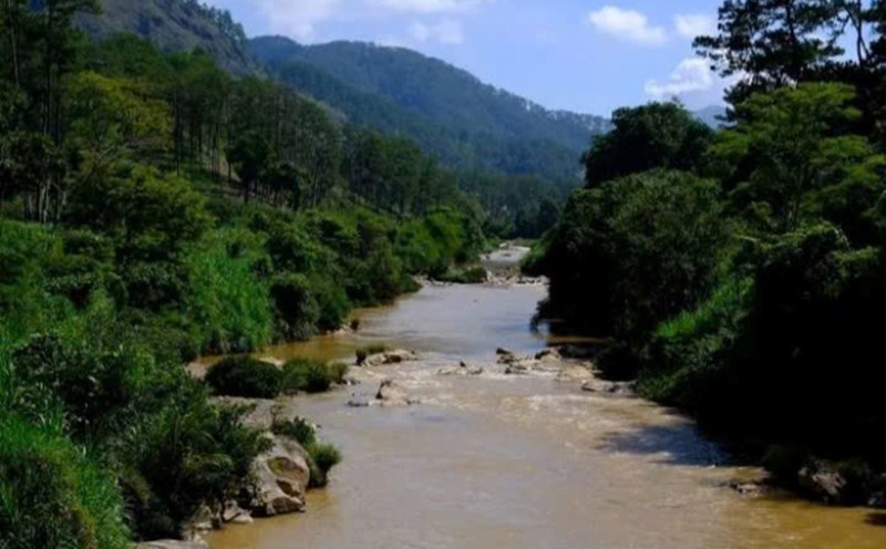 La Ba River, where Mr. Binh's boat capsized and died. Photo: Lam Hong