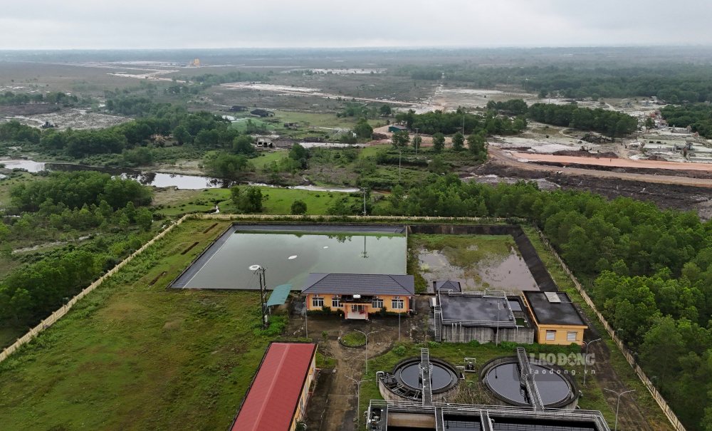 Quan Ngang Industrial Park Wastewater Treatment Plant is preparing to go into operation. Photo: Nguyen Luan