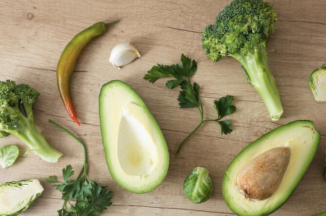 Foods rich in natural glutathione. Photo: Thuy Duong