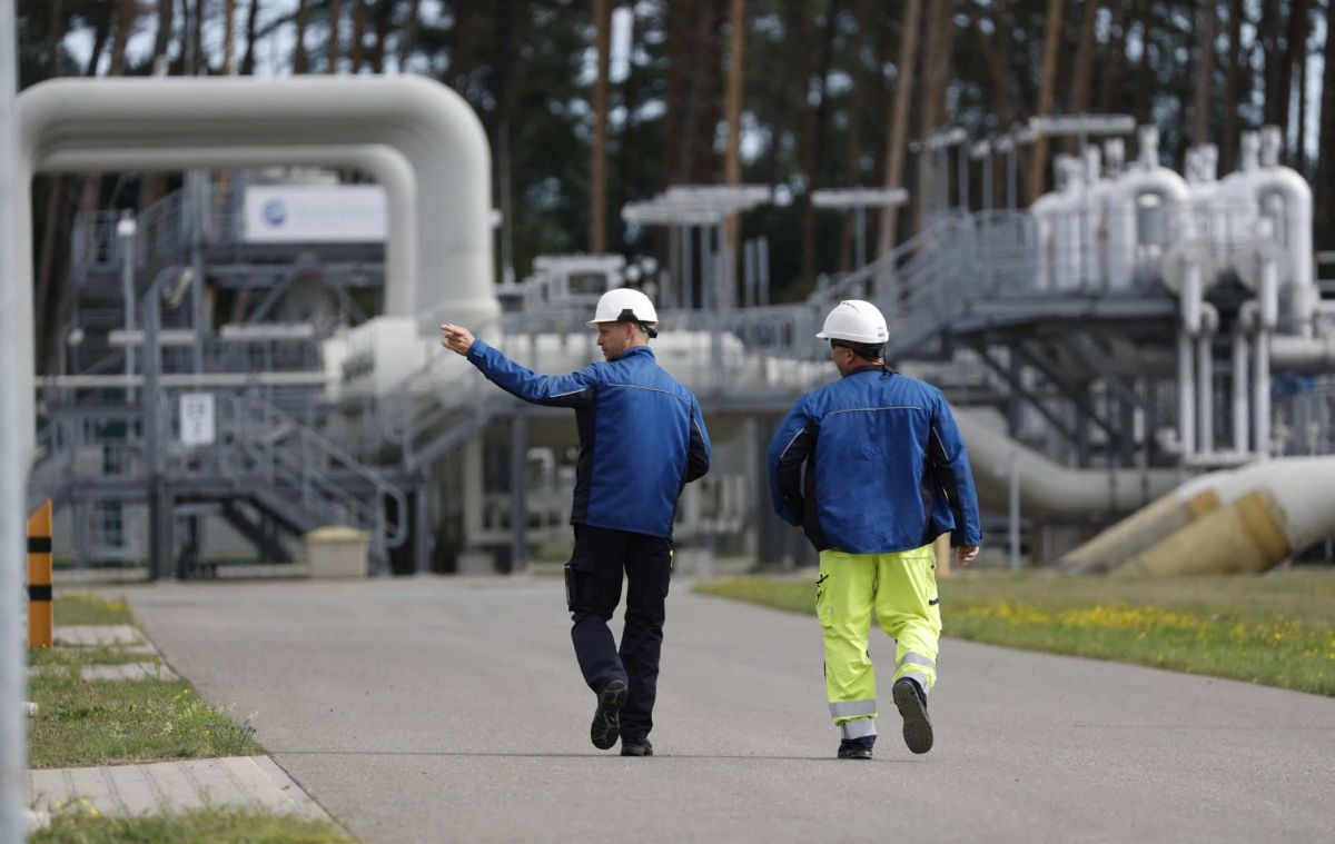 A facility of the Russian gas pipeline Nord Stream to Lubmin, Germany, on August 30, 2022. Photo: AFP