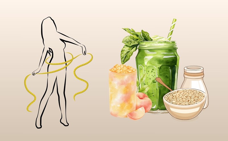 5 low-carb smoothies that help lose weight. Graphics: Dinh Dinh