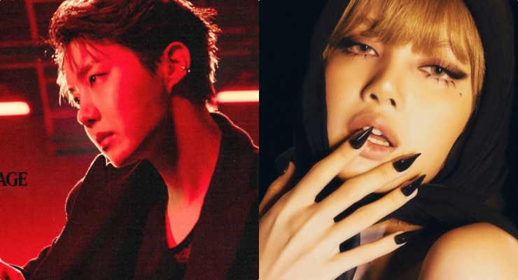 BTS's J-Hope and Lisa Blackpink. Photo: CGV, cut the clip.