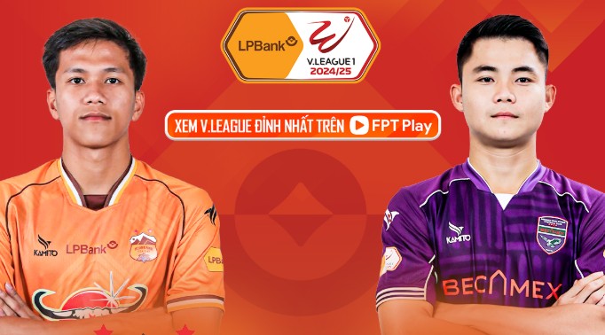 Hoang Anh Gia Lai welcomes Binh Duong in round 17 of V.League 2024-2025. Photo: FPT Play