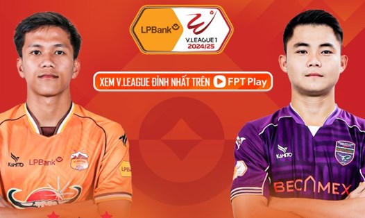 Hoàng Anh Gia Lai tiếp đón Bình Dương ở vòng 17 V.League 2024-2025. Ảnh: FPT Play