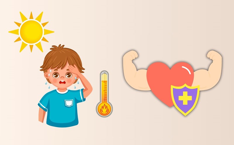 Summer with high temperatures and high humidity makes the body easily dehydrated and tired. A suitable diet will help you maintain energy and health. Graphics: Dinh Dinh