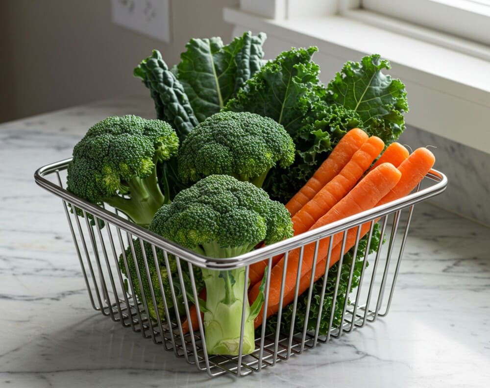 People with symptoms of esophageal ulcers should eat green vegetables to provide essential vitamins and minerals. Photo: Xinhua