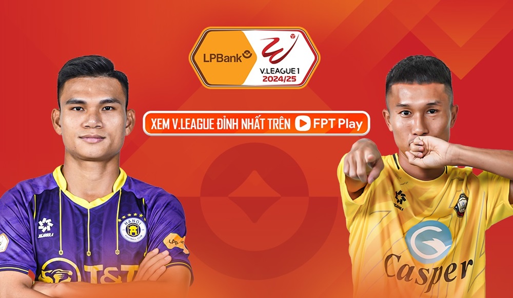 Hanoi faced Thanh Hoa in round 17 of V.League 2025. Photo: FPT Play