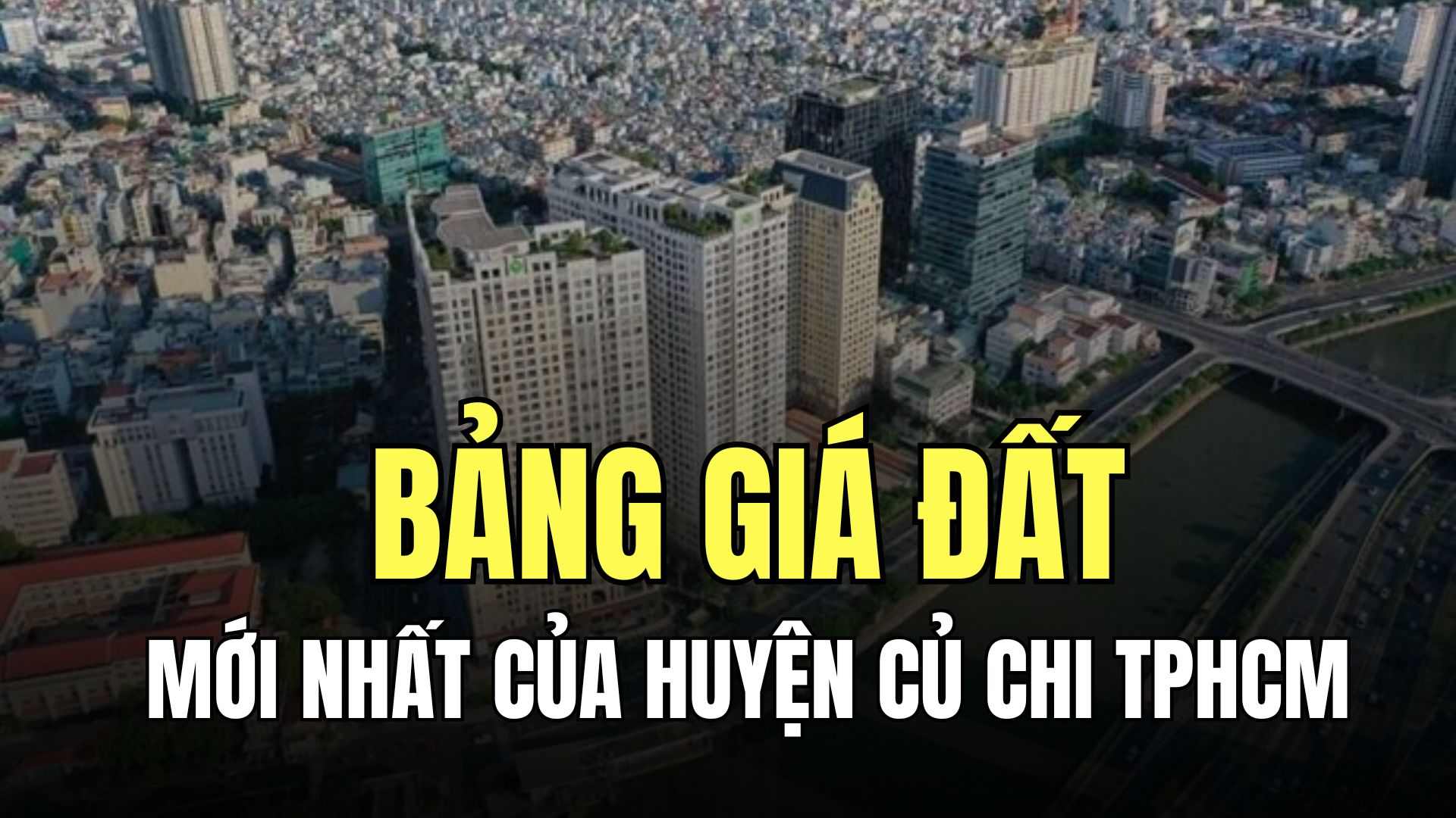 Latest land price list of Cu Chi district. Graphics: Tra My