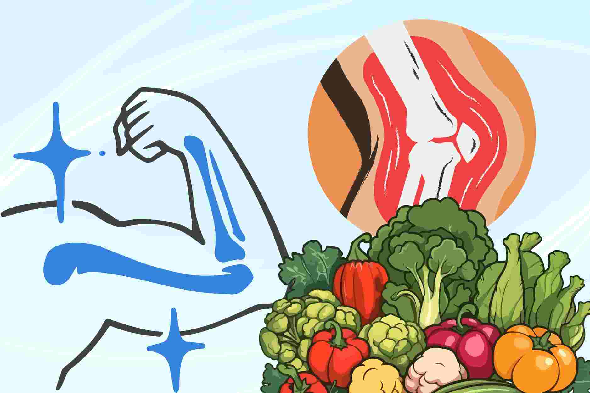 Calcium-rich vegetables help prevent osteoporosis, slow down aging