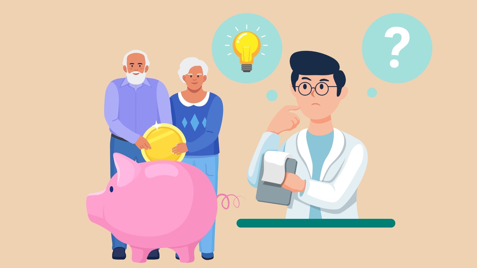 The Ministry of Health clarifies the social pension subsidy policy. Graphics: Linh Dan