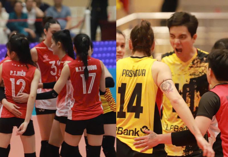 Information Corps - Dong Bac TCT met LPB Ninh Binh in the final of the Hung Vuong Cup 2025. Photo: Chi Tran