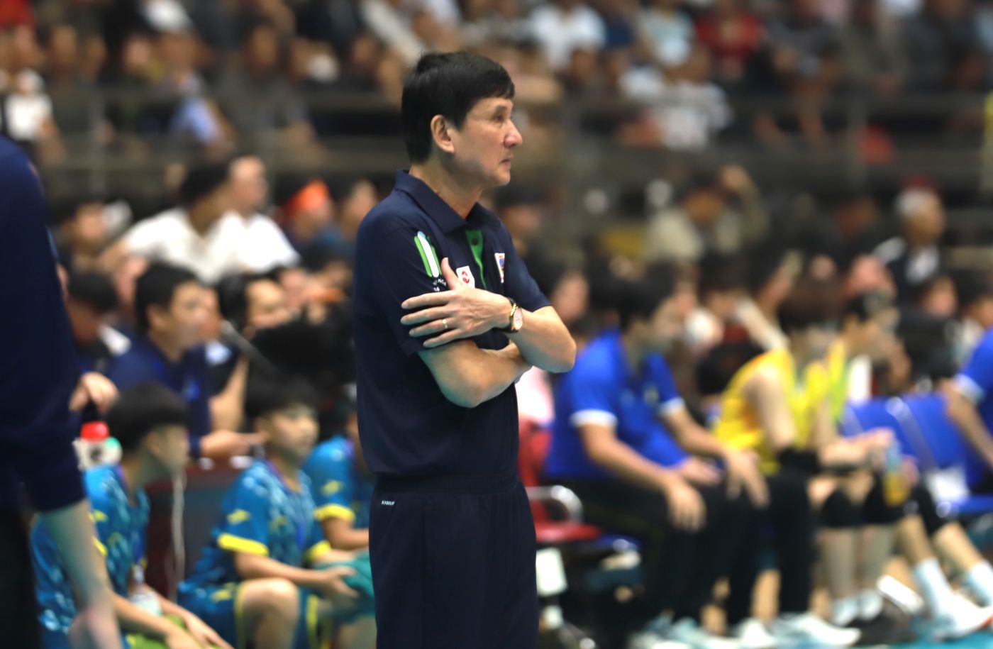 Coach Pham Van Long and the Information Corps entered the final of the Hung Vuong Cup 2025. Photo: Chi Tran