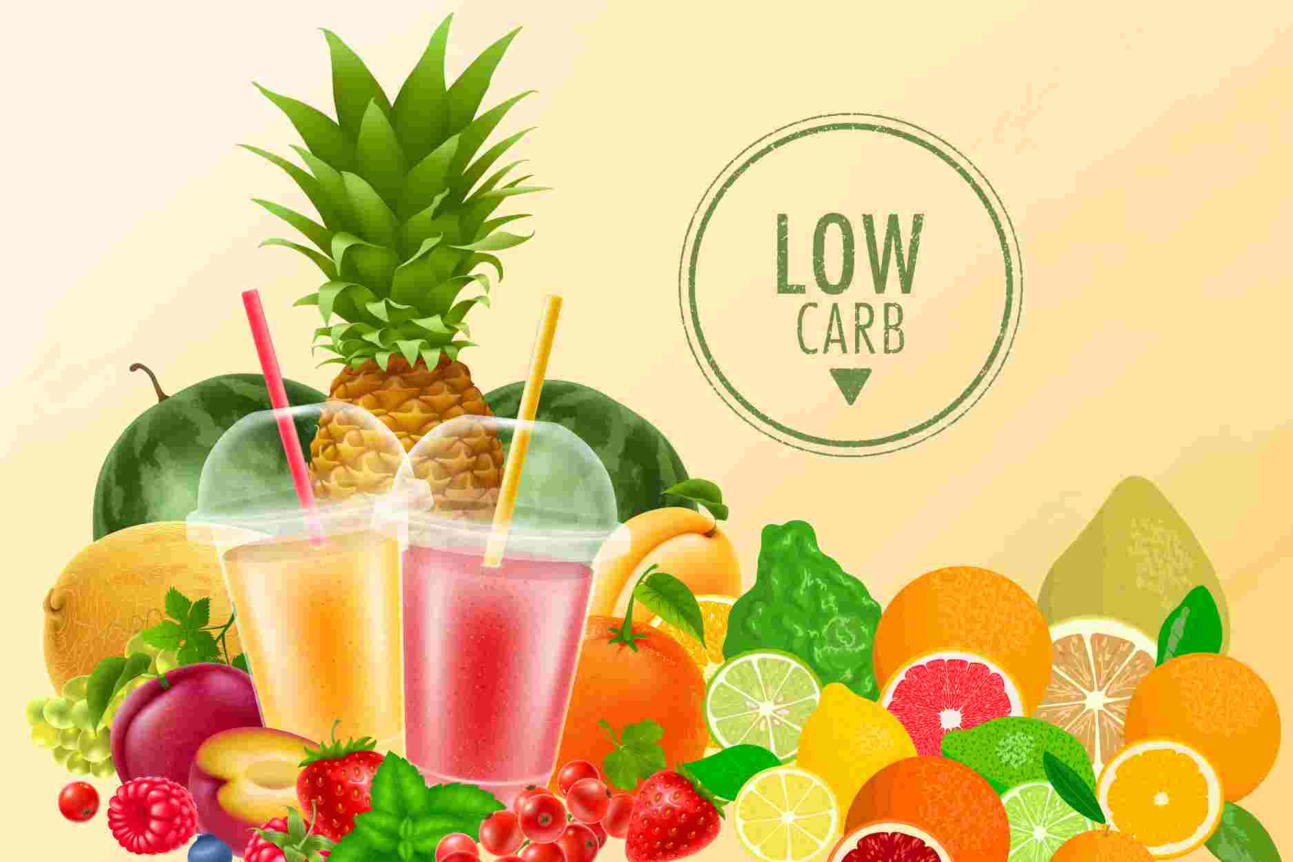 Lose weight quickly with 5 low-carb smoothies. Graphics: Dinh Dinh