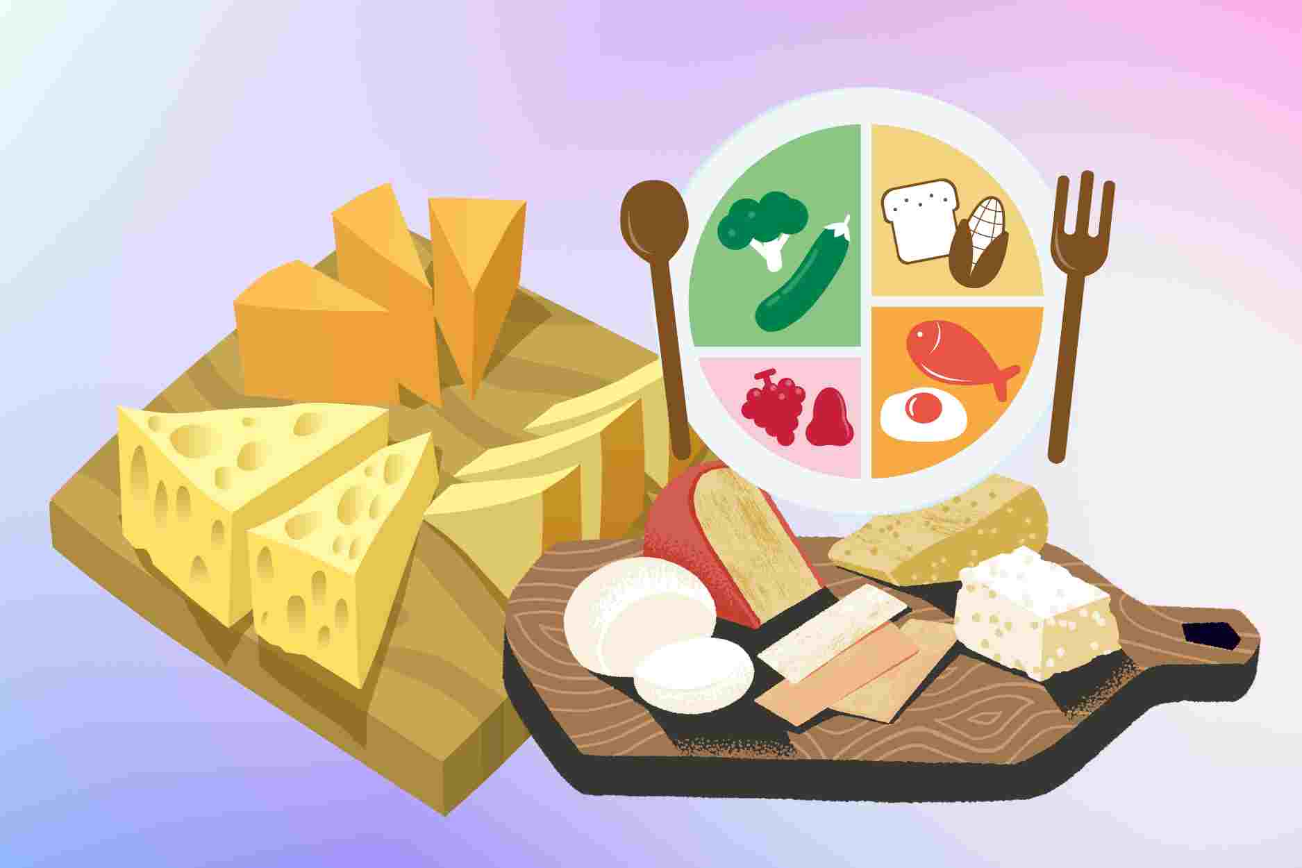 5 healthy cheeses for the diet. Graphics: Dinh Dinh