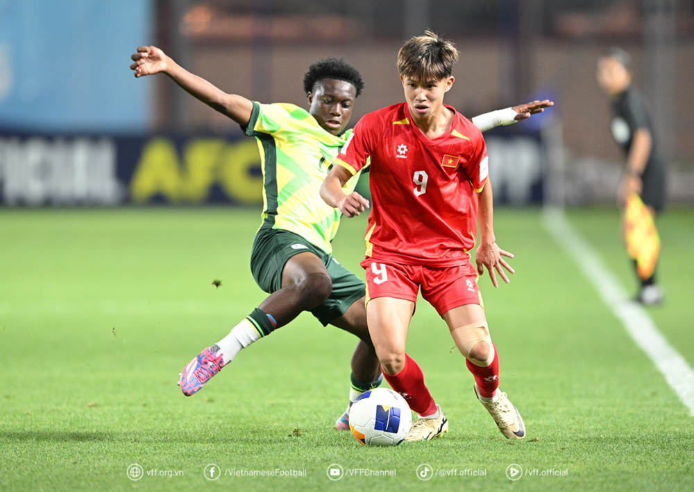 U17 Viet Nam da lua chon dau phap chien thuat hop ly truoc U17 Australia. Anh: VFF