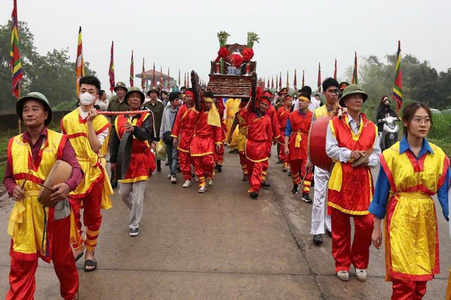 The 2025 Hoa Lu Festival is organized with many unique cultural activities. Photo: Nguyen Truong