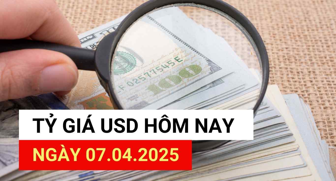 USD exchange rate today 7.4.2025.
