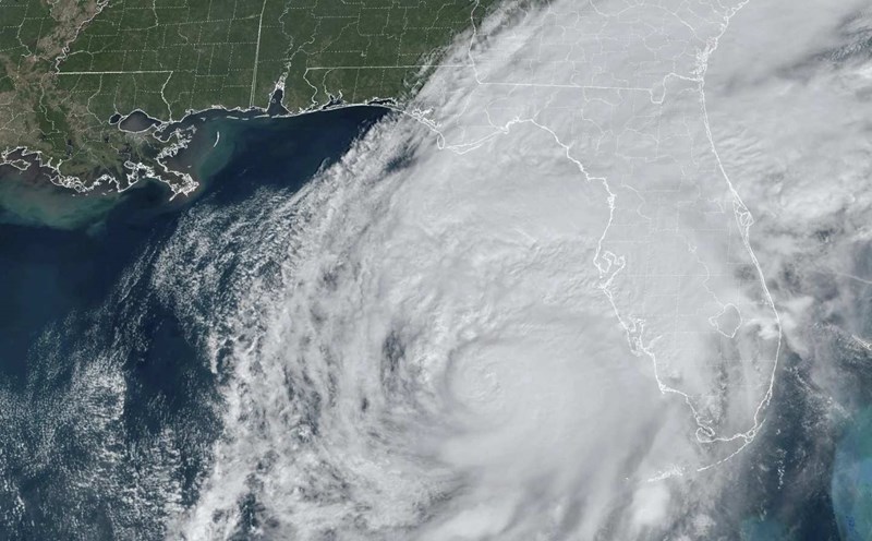 Image of Hurricane Milton approaching the mainland of Florida (USA) on October 9, 2024. Photo: NOAA