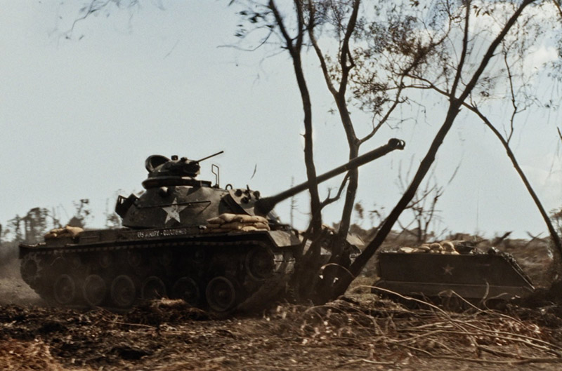 Image of the tank in the movie Geography: Sun in the dark. Photo: Producer